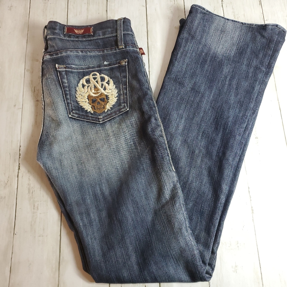 Rock & Republic Skull Kiedis Aerocol sz 26